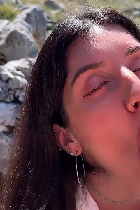 Outdoor Sex in the Mountains with a Hottie I Picked up on the Road