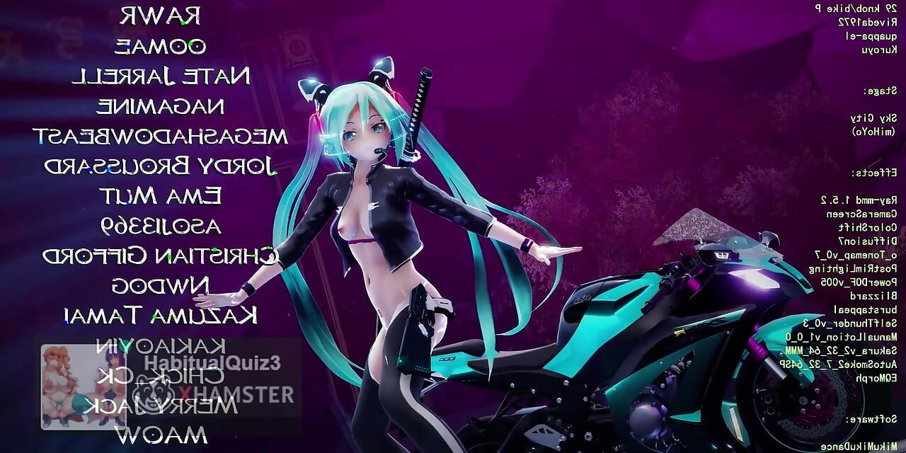 Mmd r18 Miku NEON Ninja cnderella sexo dance ahegao milf quiere follar duro consolador grupo jefe 3d hentai