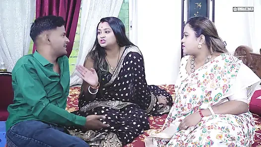 Truth & Dare Game Me Tharki Devar apne Dono Bhabhio Ko Choda ( Hindi Audio )