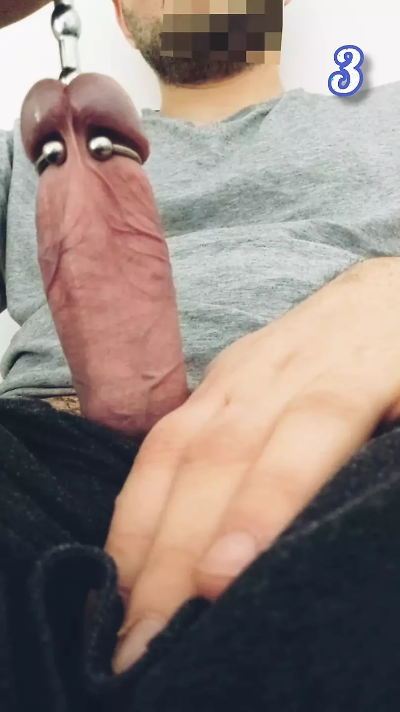 Tests for my pierced cock