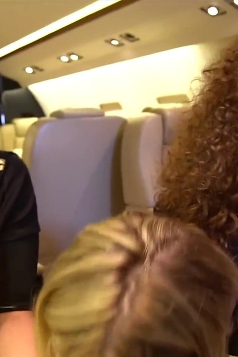 Triple BJ by Horny Pj Flight Attendants Kiki, Willow & Emma