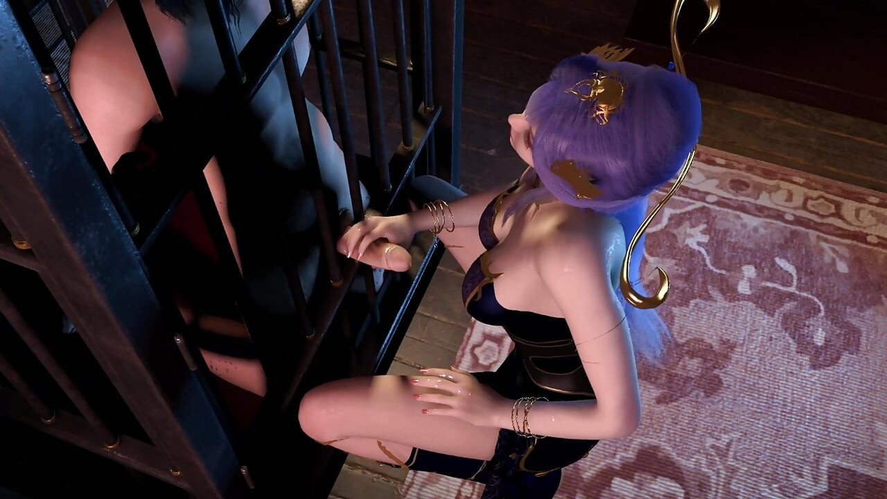 3D Horny Slut Babe Cheating with Big Dick Stranger