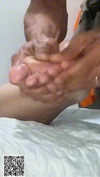 Ass and feet massage