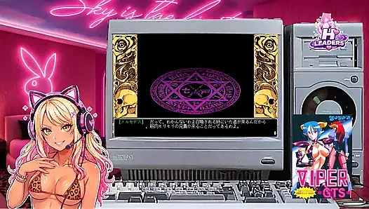 Playing the Hentai game "Viper GTS"