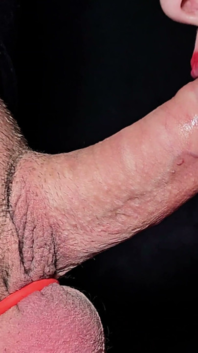Stepmom sucked me hard (blowjob) Close up | Clip 1
