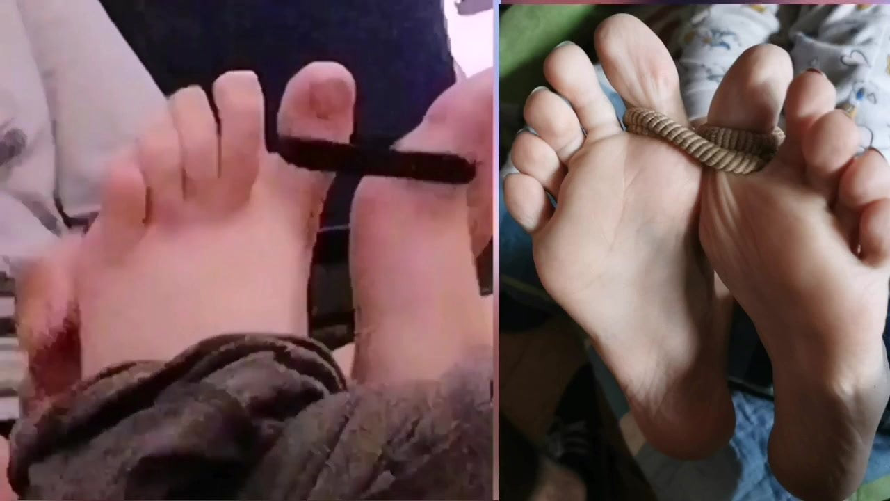 Faast and soft footjob