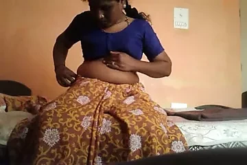 Indian maid with owner