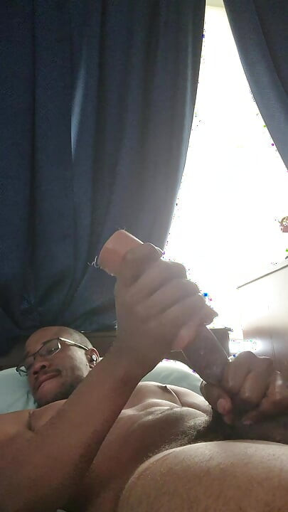 Toy time with cum