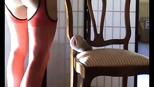Kırmızı ouvert külotlu çorap kahrolası Fleshlight