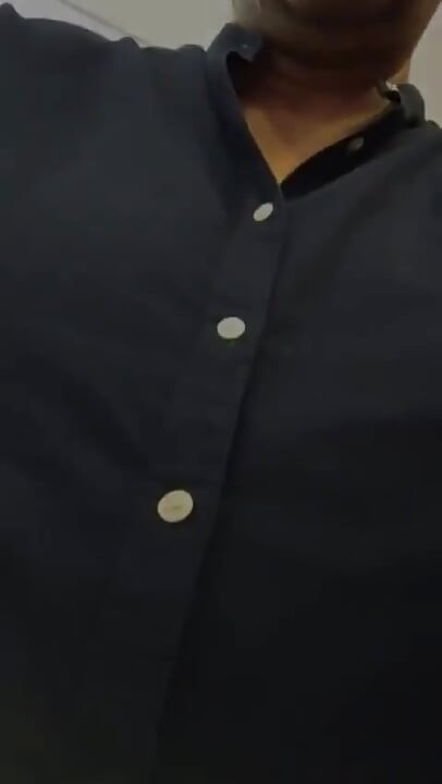 Risky Flashing Dick at Work
