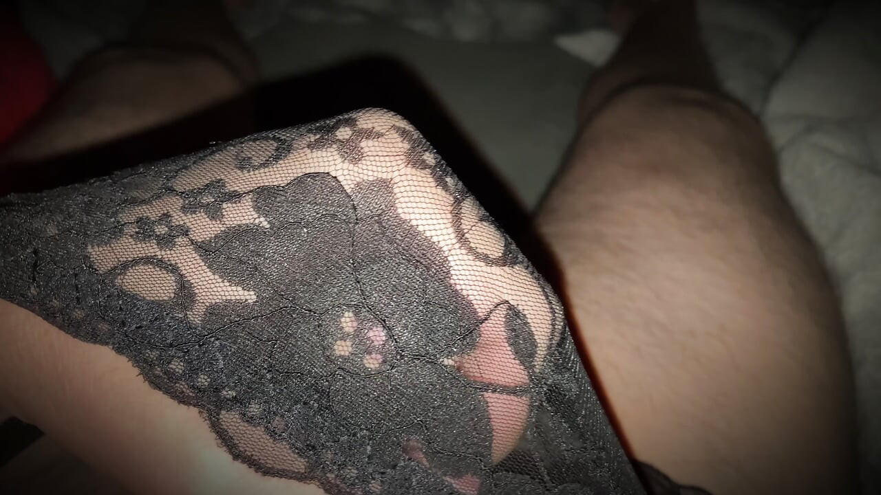 I masturbate to a pulsating cumshot orgasm wearing my wife's comfy panties