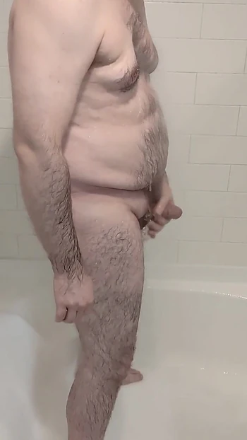 Big, Hairy Dude Jerking off