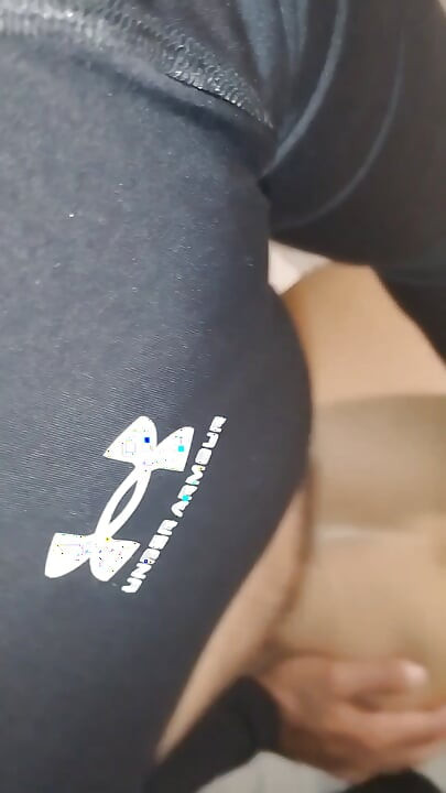 Huge cum load on her asshole