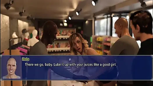 The office wife #21 - Stacy gave Marcus a hand job and sucked off the cum