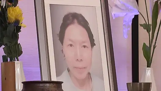 P113G08 On the night she became a widow, she crossed the last line and had a disturbed SEX in front of her remains!