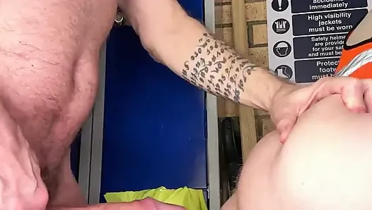 Creampie My Horny Ginger Co-worker with My Thick Cock