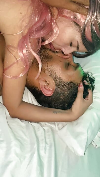 My Latino Stepbrother Takes off My Thong When We're Together in Bed.
