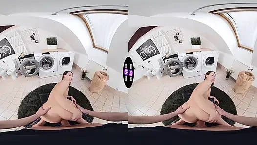 Elena Vedem's Naked Laundry Trick Gets Her Fucked Hard - TeenMegaWorld