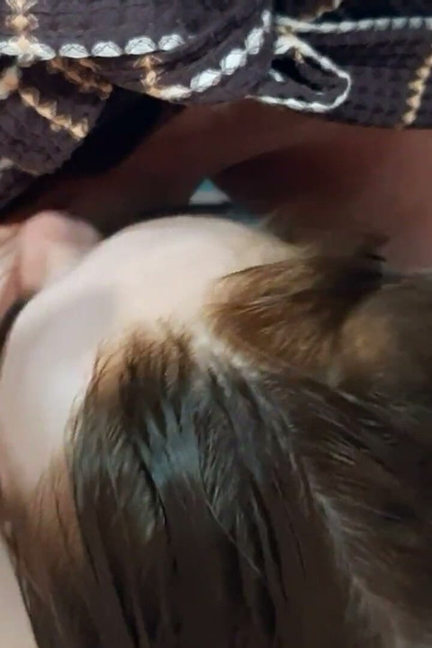 Blowjob in the bathroom close-up