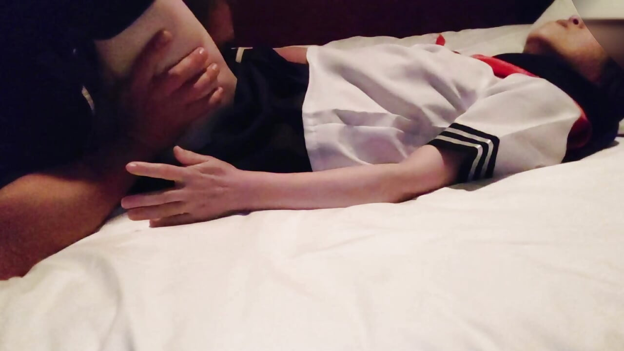 Creampie on a Girl in a Sailor Suit, Amateur Photography, Cosplay, Blowjob, Cunnilingus, Fingering