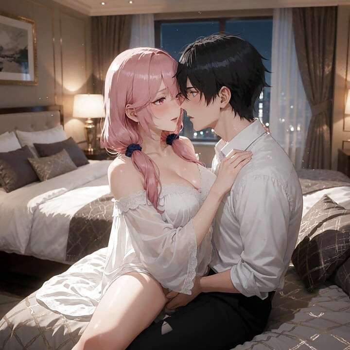 Piękna seksowna dziewczyna chce tego kutasa w dupie - Anime - AI Generated Content