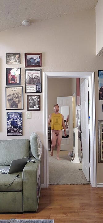 Cory Schultheis Caught Nude walking around naked