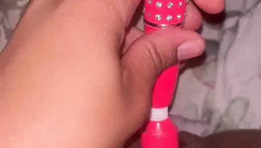 Watch me play with my fat black pussy