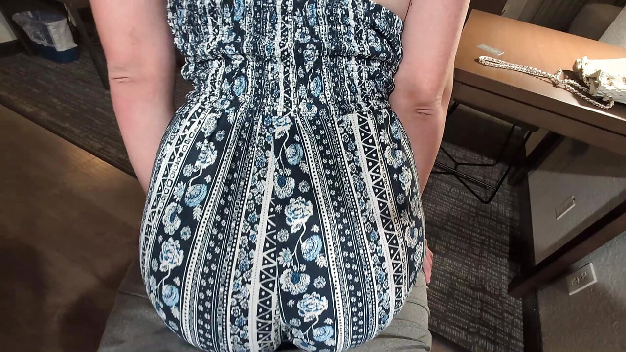 creaming shorts during lap dance from redhead