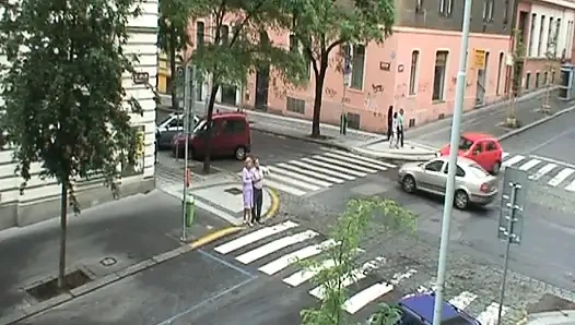 Schönes teen von opa und oma in der küche gefickt