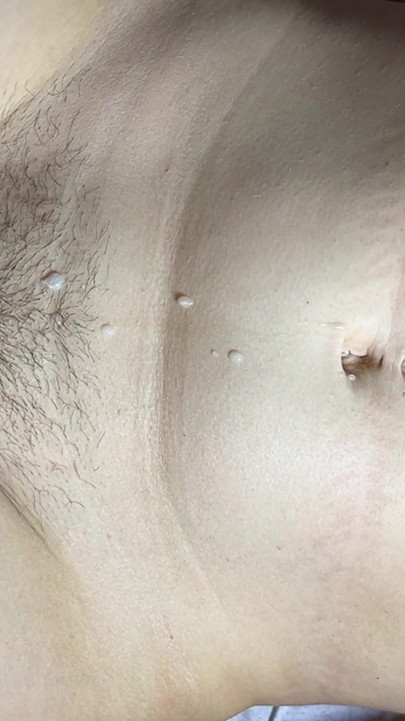 I woke up to the rubbing of the against my hairy, close-up with a huge cumshot | Clip 1