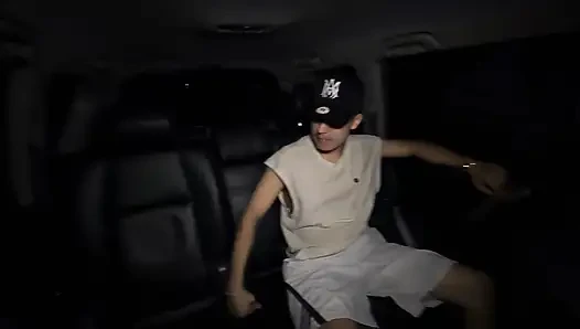 I Picked Up My Beautiful Girlfriend With My Personal Driver And We Ended Up Fucking Fast In The Van