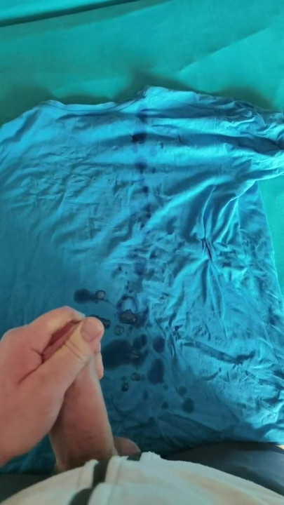 Cumshot in Workwear