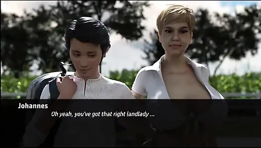 Милфа-Крик No24 - Йоханнес прогулялся с Энн... Johannes видел, как все дамы одеваются