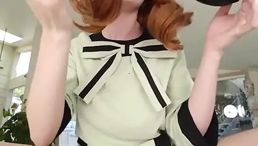 Vrcosplayx tik tak, hal-hal yang makin intens antara kamu dan Beth Harmon dari queen's GAMBIT bagian 1