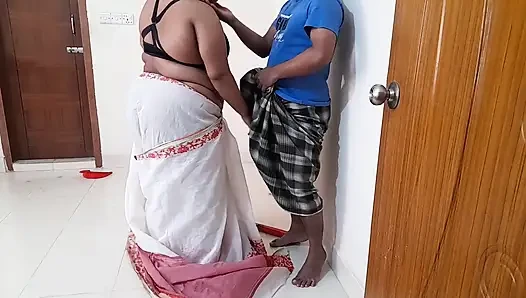 Indian Maid Fucked by the Owner's Stepson While Sweeping House - Part 2