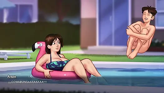 Let your penis be only for mommy Stepson - summertime saga +18 hentai