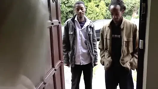 Granny double fucked hard