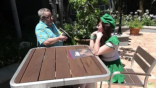 Girl Scout Tifa Quinn Sells Cookies Then Gets a Double Creampie