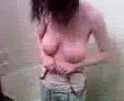 Her amazing tits just out the shower