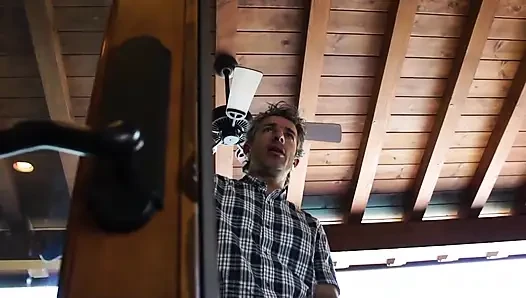 Sexually frustrated girl fucks first lucky guy she runs into