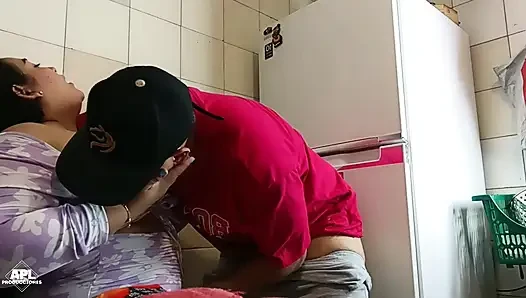 I fuck my stepson when his stepfather leaves the house