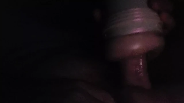 Late night fleshlight deep session