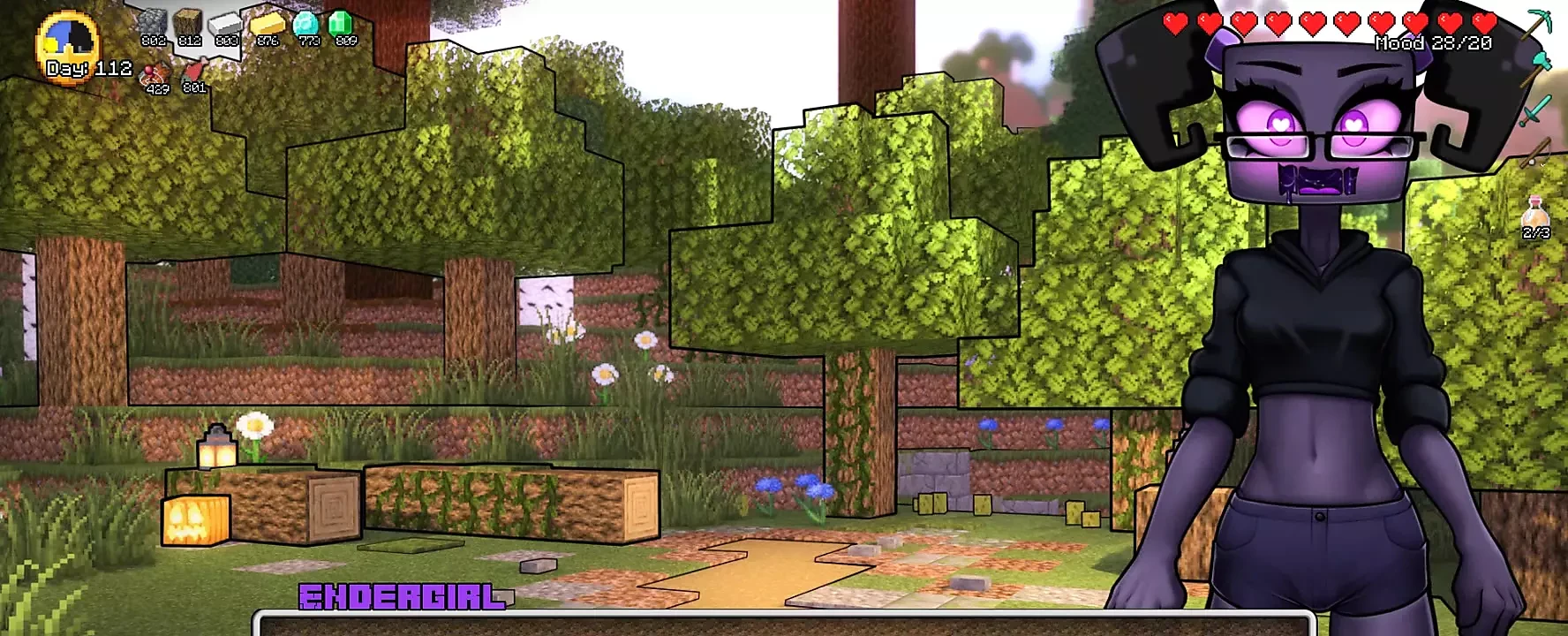 Minecraft azgın zanaat - loveskysanhentai tarafından bölüm 60 endergirl dream