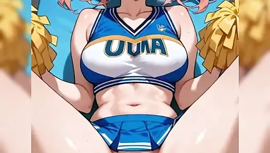 Tetek besar apa yang dimiliki pacar pemandu sorak, aku menidurinya setelah permainan di universitasnya