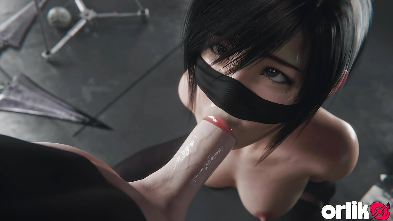 Yuffie Final Fantasy 7 - wet niechlujny obciąganie usługa [tylko wersja maski 4K]