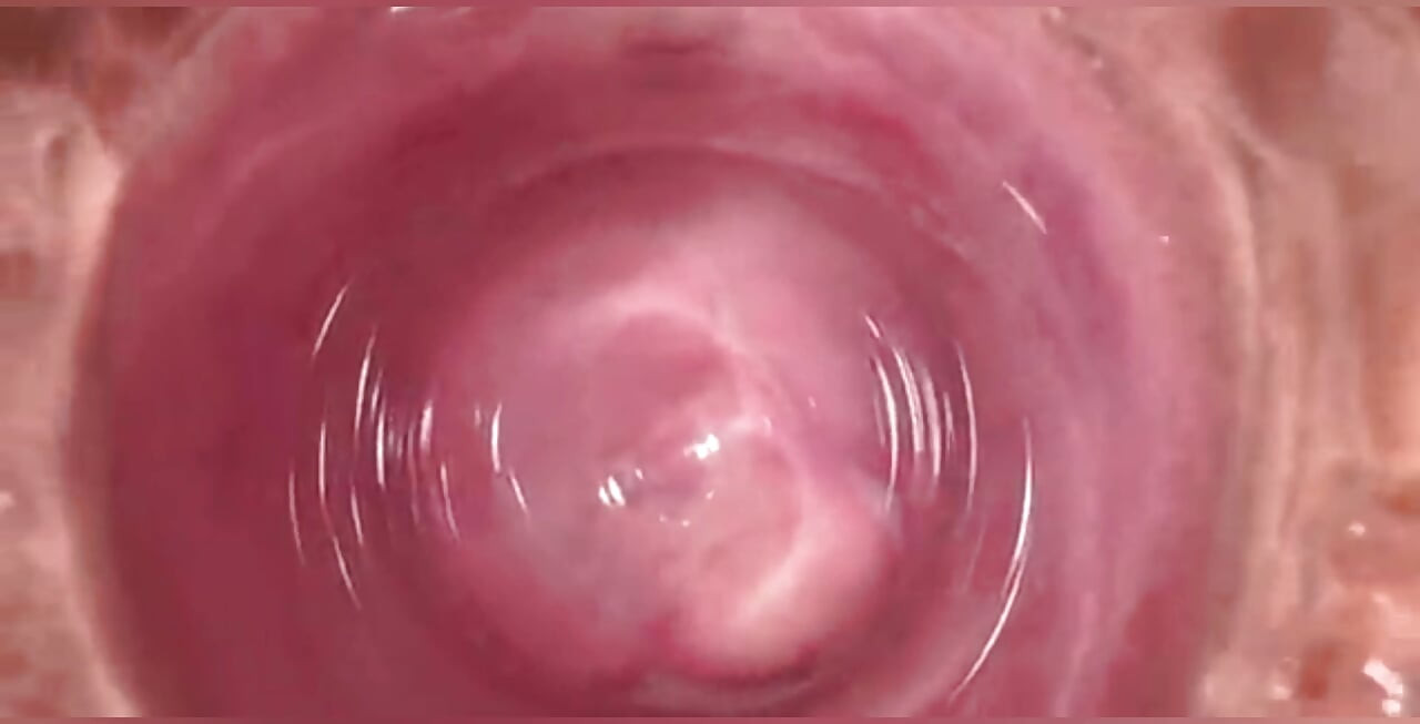 Kamera v pochvě, Děložní hrdlo POV, creampie