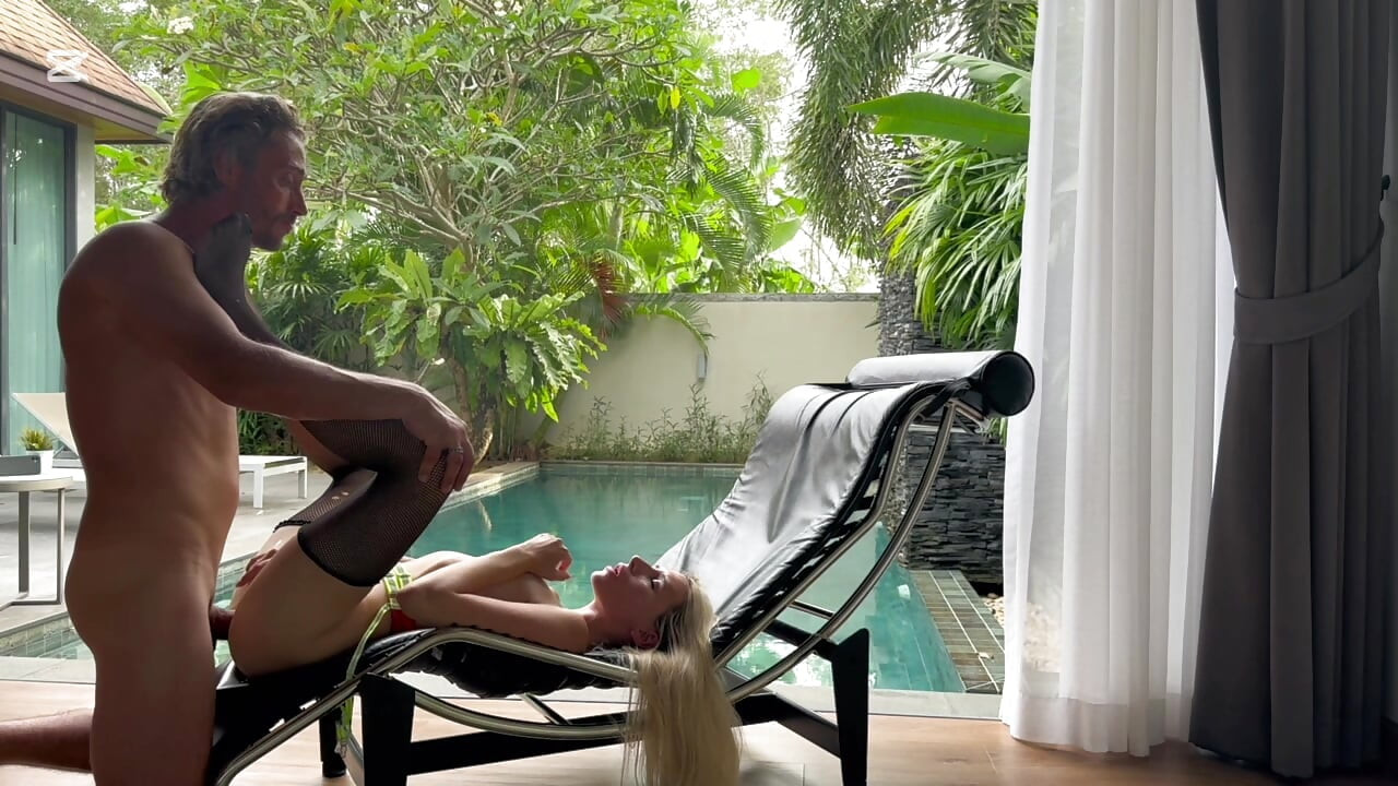 Pareja real en sexo casero