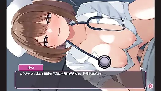 Hentai-spiel - freche krankenschwester reitet den schwanz - Sakusei Shinsatsu