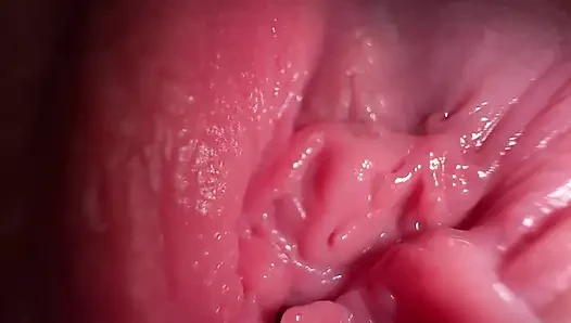 Extremely close up pussy worship