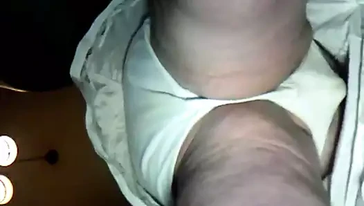 beyaz slip altında
